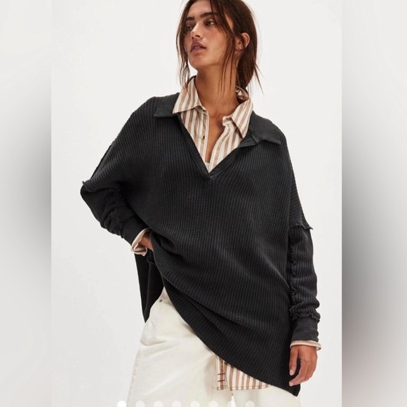 We The Free Tops - We the Free Waffle Polo Size M